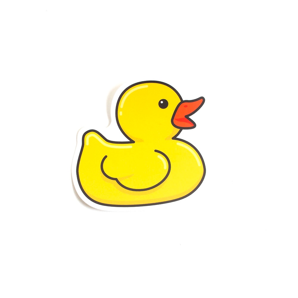 Ducks Spirit, Stickers Northwest, Yellow, Stickers, Art & School, 3", Rubber Duckie, 654025